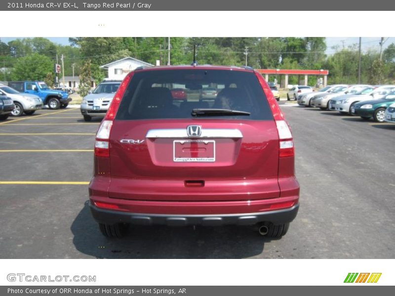 Tango Red Pearl / Gray 2011 Honda CR-V EX-L