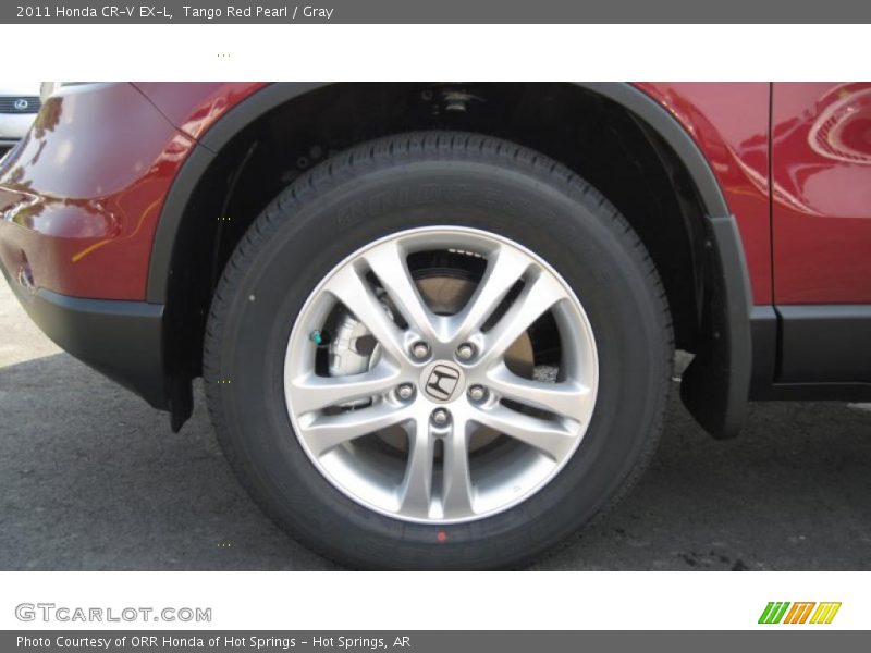 Tango Red Pearl / Gray 2011 Honda CR-V EX-L