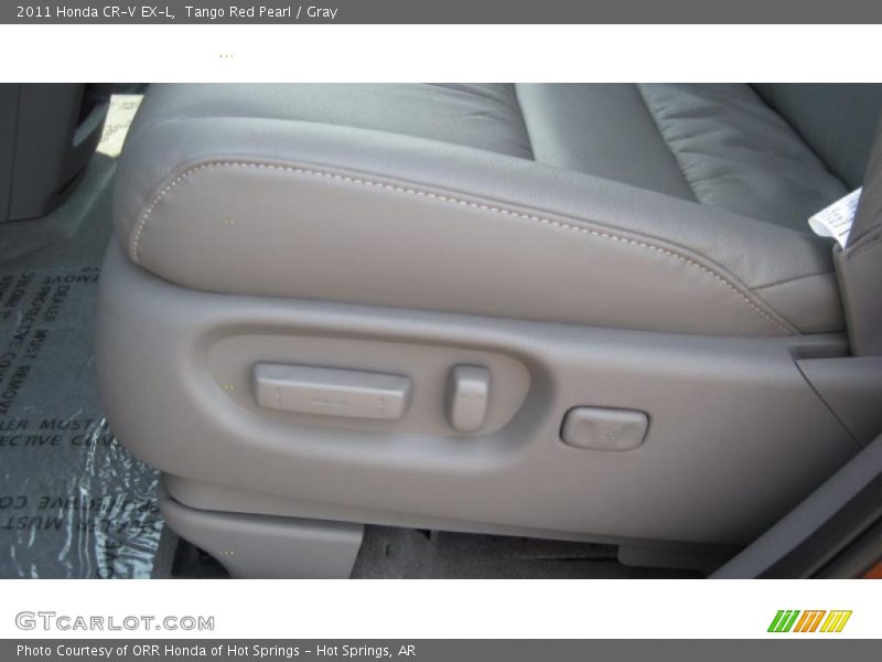 Tango Red Pearl / Gray 2011 Honda CR-V EX-L