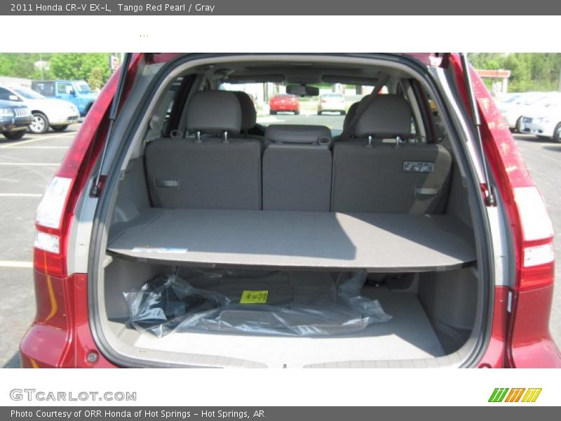 Tango Red Pearl / Gray 2011 Honda CR-V EX-L