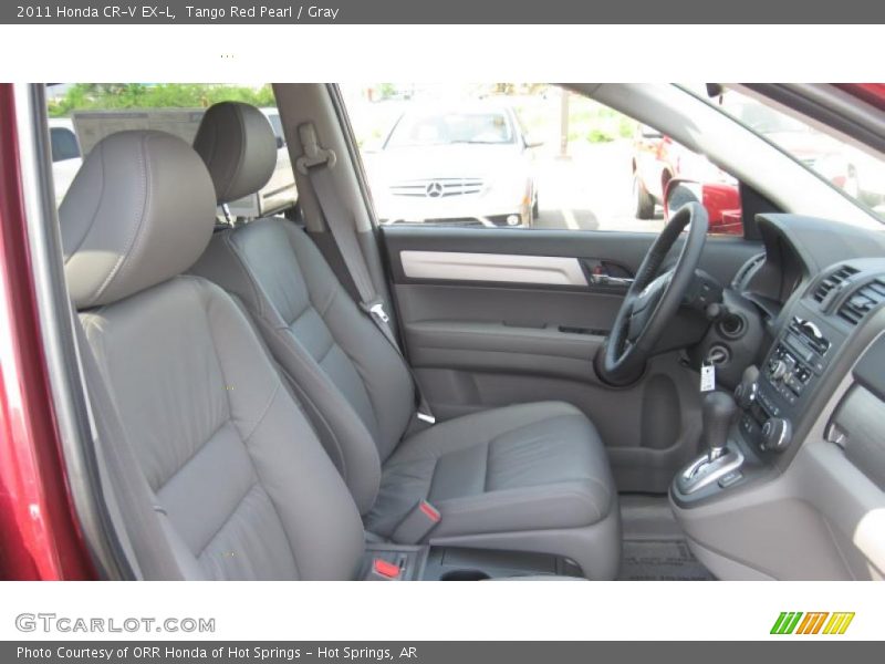 Tango Red Pearl / Gray 2011 Honda CR-V EX-L