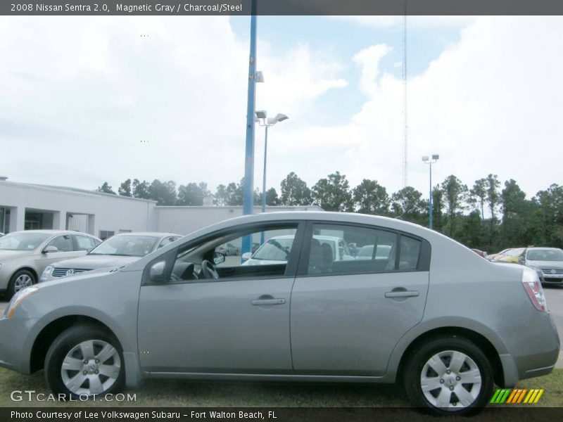 Magnetic Gray / Charcoal/Steel 2008 Nissan Sentra 2.0
