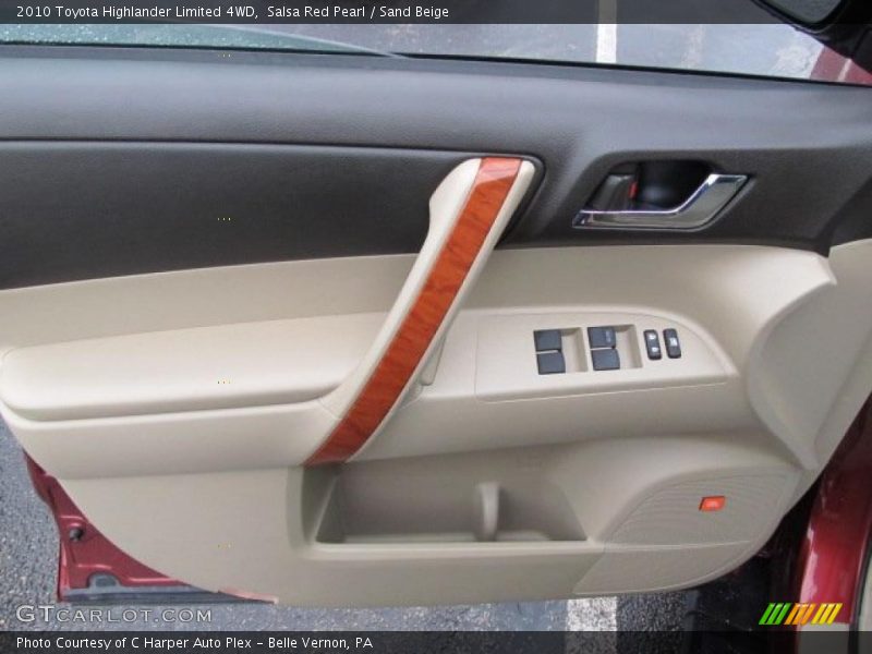 Door Panel of 2010 Highlander Limited 4WD