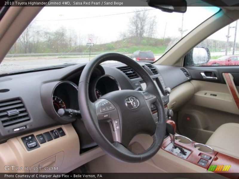  2010 Highlander Limited 4WD Sand Beige Interior