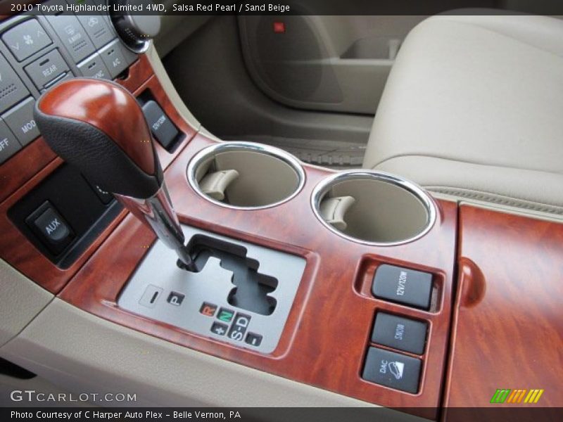  2010 Highlander Limited 4WD 5 Speed ECT-i Automatic Shifter