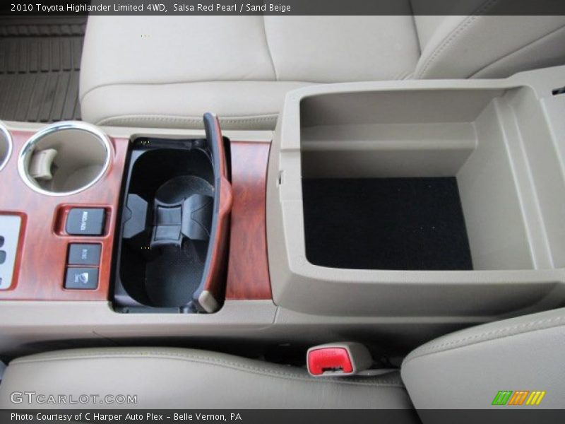 Salsa Red Pearl / Sand Beige 2010 Toyota Highlander Limited 4WD