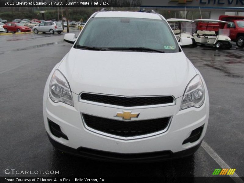 Summit White / Jet Black 2011 Chevrolet Equinox LT AWD