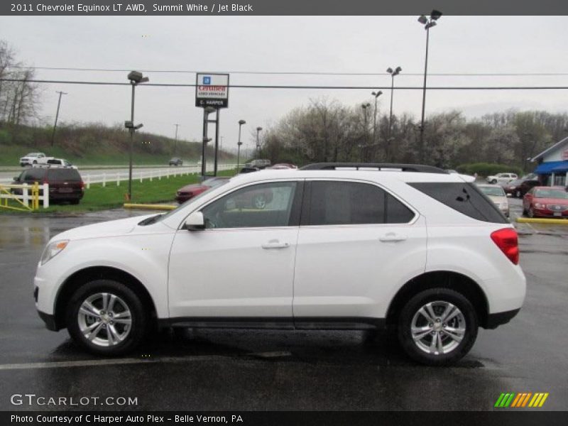 Summit White / Jet Black 2011 Chevrolet Equinox LT AWD