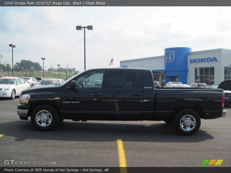 Black / Khaki Beige 2006 Dodge Ram 1500 SLT Mega Cab