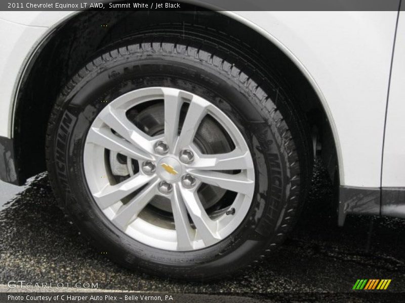 Summit White / Jet Black 2011 Chevrolet Equinox LT AWD