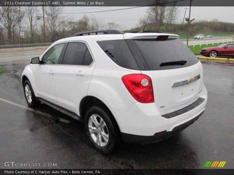 Summit White / Jet Black 2011 Chevrolet Equinox LT AWD