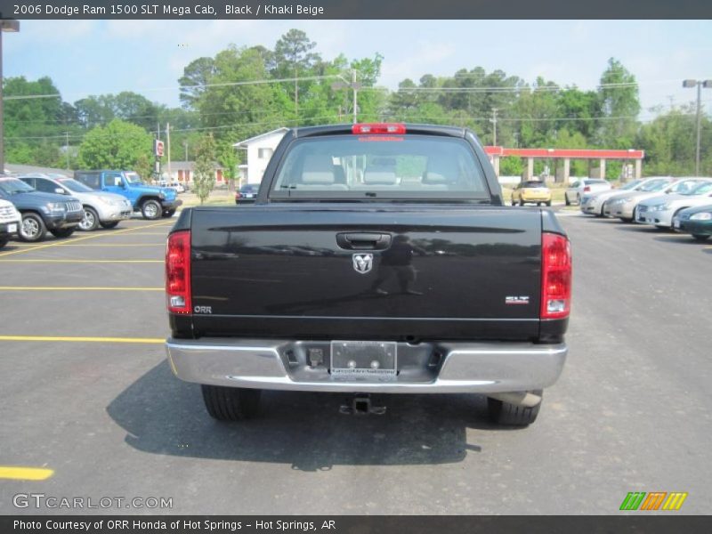 Black / Khaki Beige 2006 Dodge Ram 1500 SLT Mega Cab