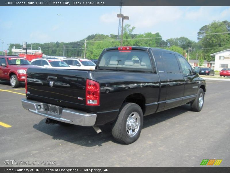 Black / Khaki Beige 2006 Dodge Ram 1500 SLT Mega Cab