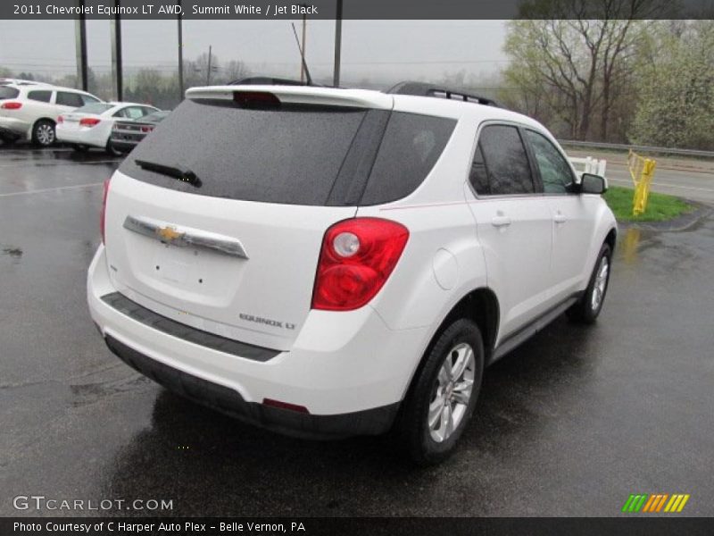 Summit White / Jet Black 2011 Chevrolet Equinox LT AWD