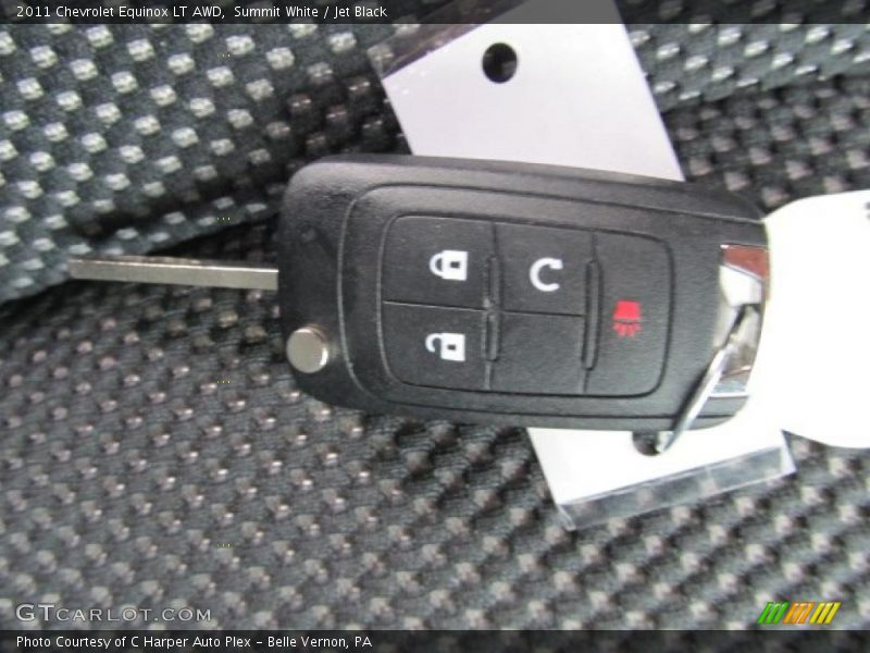Summit White / Jet Black 2011 Chevrolet Equinox LT AWD