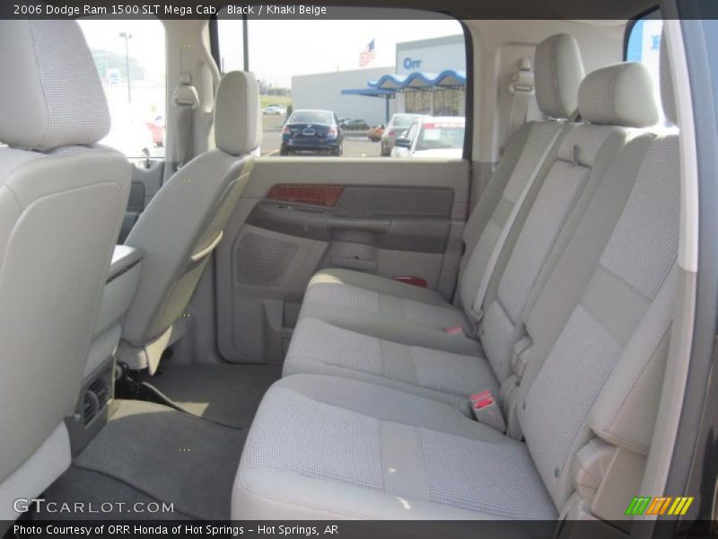 Black / Khaki Beige 2006 Dodge Ram 1500 SLT Mega Cab