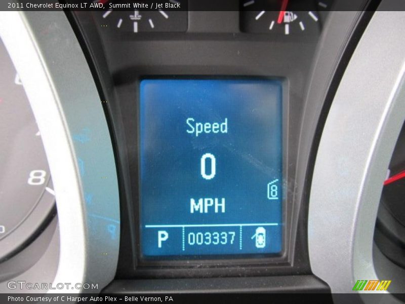 Summit White / Jet Black 2011 Chevrolet Equinox LT AWD