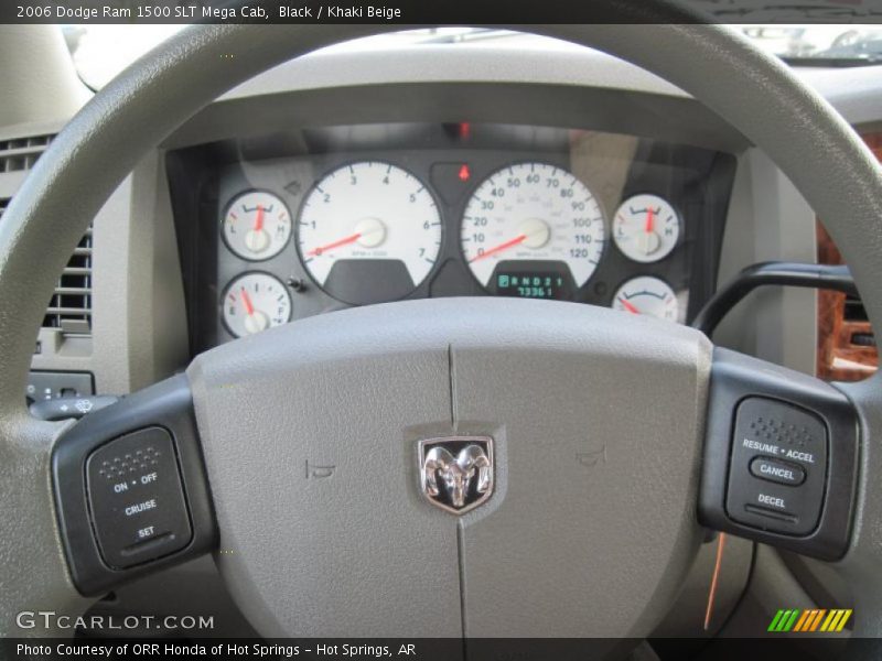 Black / Khaki Beige 2006 Dodge Ram 1500 SLT Mega Cab