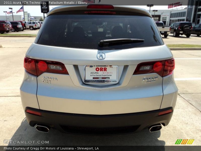 Palladium Metallic / Ebony 2011 Acura RDX Technology