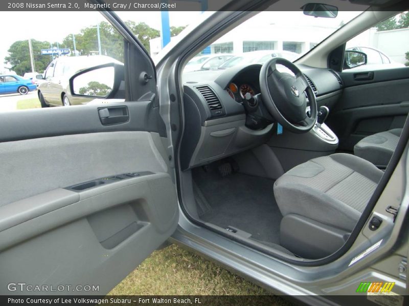 Magnetic Gray / Charcoal/Steel 2008 Nissan Sentra 2.0