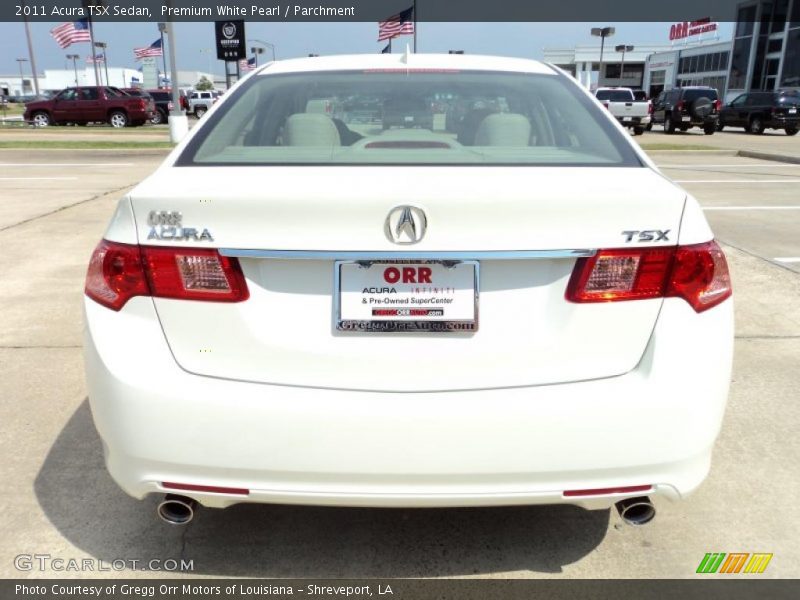 Premium White Pearl / Parchment 2011 Acura TSX Sedan