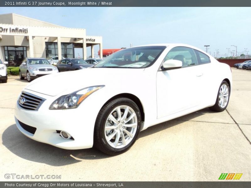 Moonlight White / Wheat 2011 Infiniti G 37 Journey Coupe