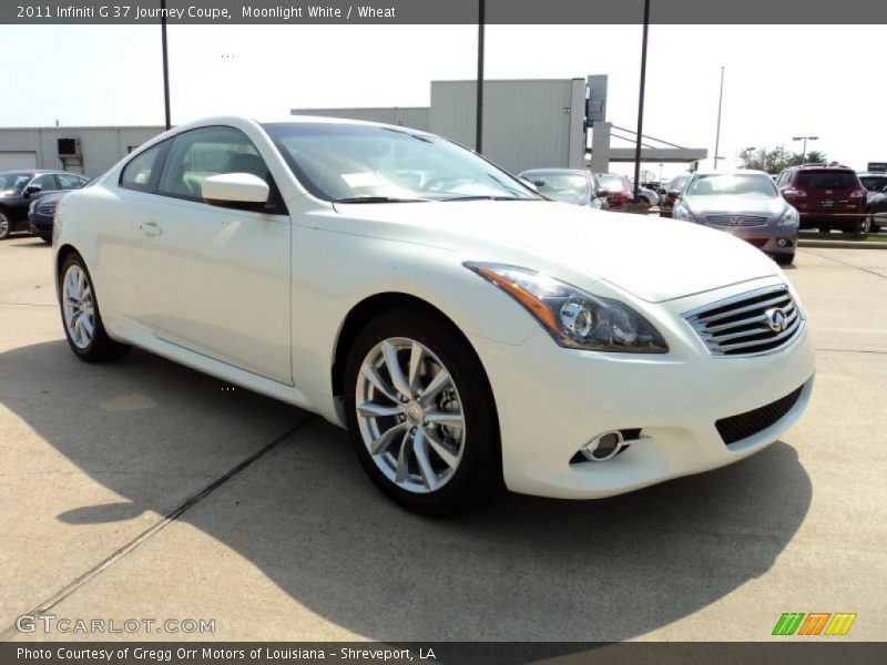 Moonlight White / Wheat 2011 Infiniti G 37 Journey Coupe