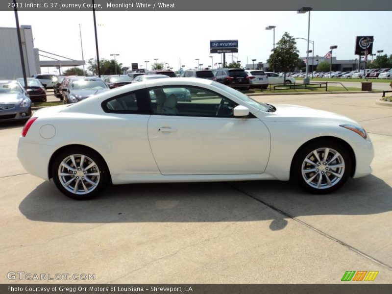 Moonlight White / Wheat 2011 Infiniti G 37 Journey Coupe