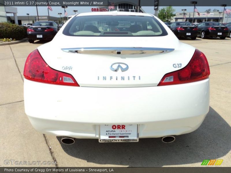 Moonlight White / Wheat 2011 Infiniti G 37 Journey Coupe