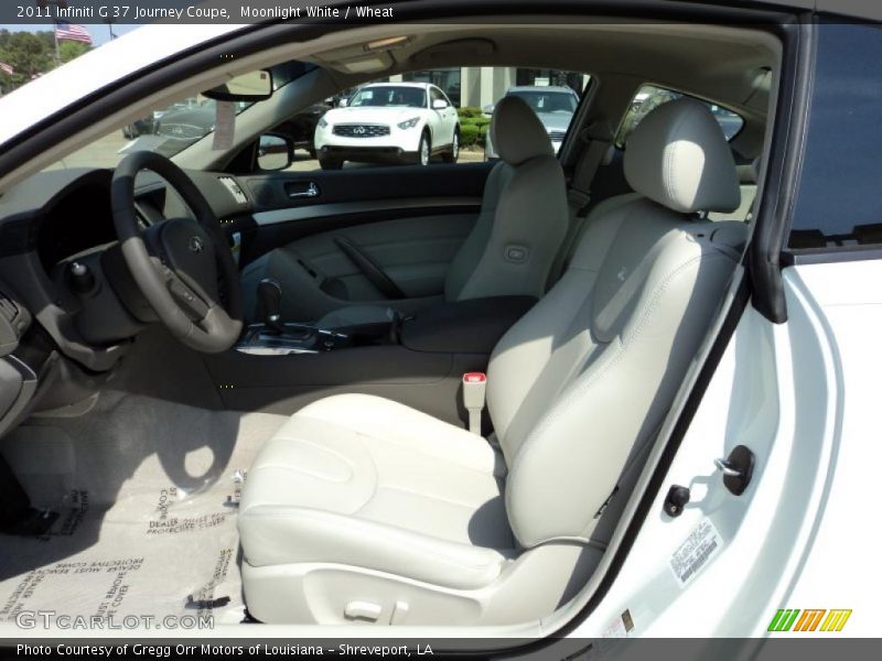 Moonlight White / Wheat 2011 Infiniti G 37 Journey Coupe