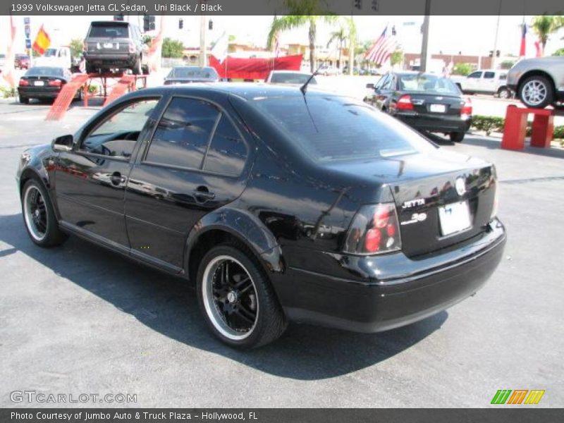 Uni Black / Black 1999 Volkswagen Jetta GL Sedan