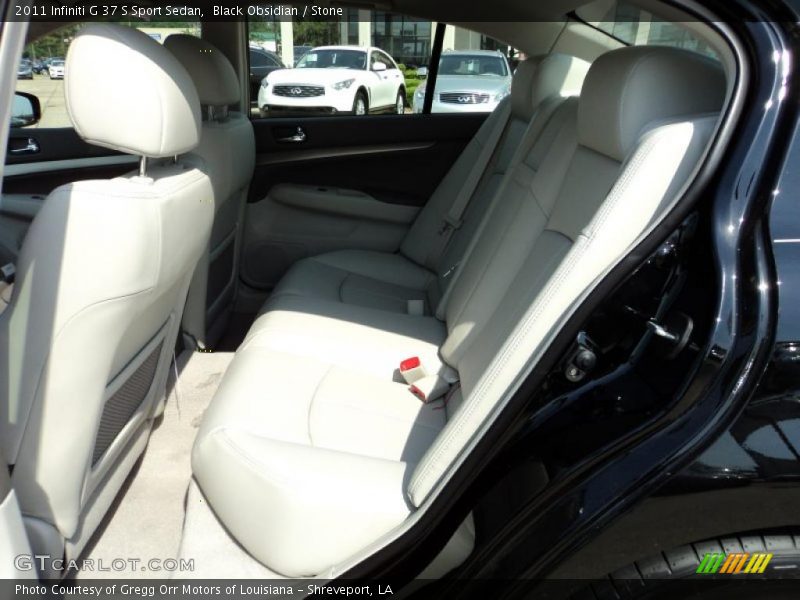 Black Obsidian / Stone 2011 Infiniti G 37 S Sport Sedan