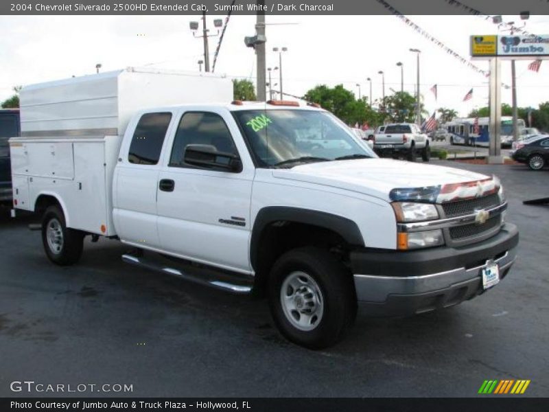 Summit White / Dark Charcoal 2004 Chevrolet Silverado 2500HD Extended Cab