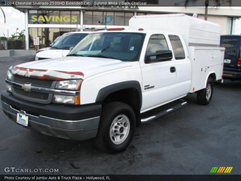 Summit White / Dark Charcoal 2004 Chevrolet Silverado 2500HD Extended Cab