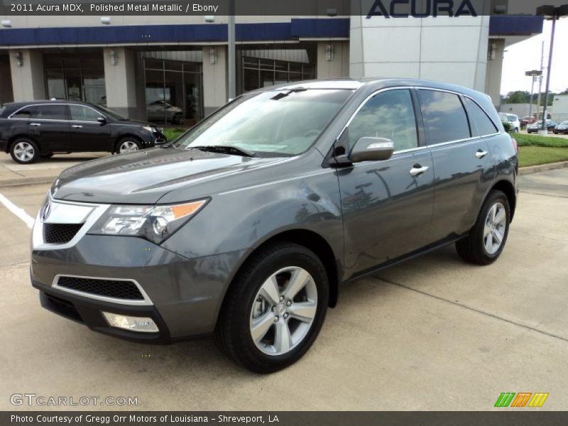 Polished Metal Metallic / Ebony 2011 Acura MDX