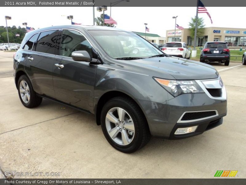 Polished Metal Metallic / Ebony 2011 Acura MDX