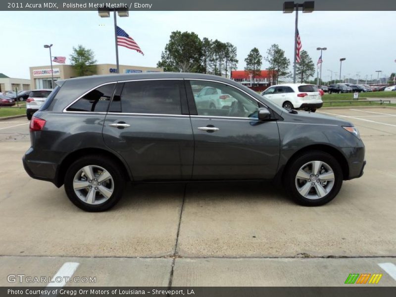 Polished Metal Metallic / Ebony 2011 Acura MDX