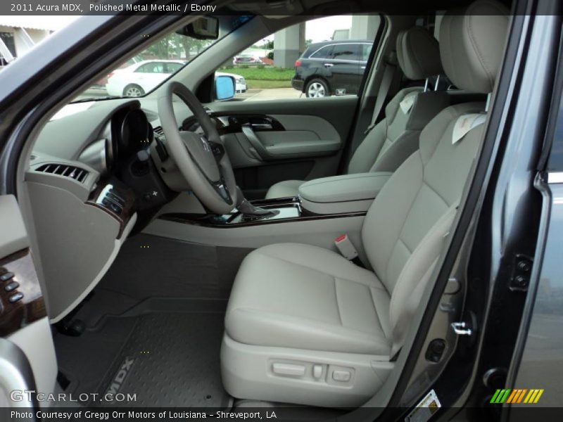 Polished Metal Metallic / Ebony 2011 Acura MDX