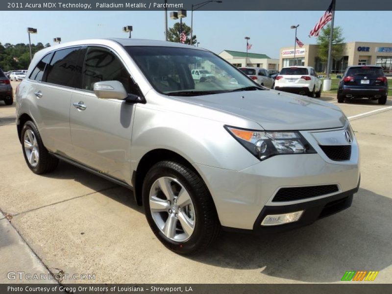 Front 3/4 View of 2011 MDX Technology