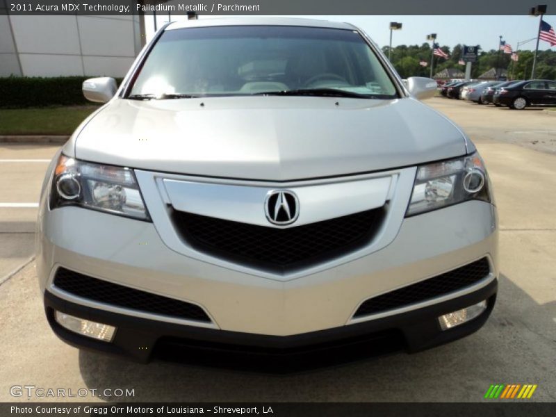 Palladium Metallic / Parchment 2011 Acura MDX Technology