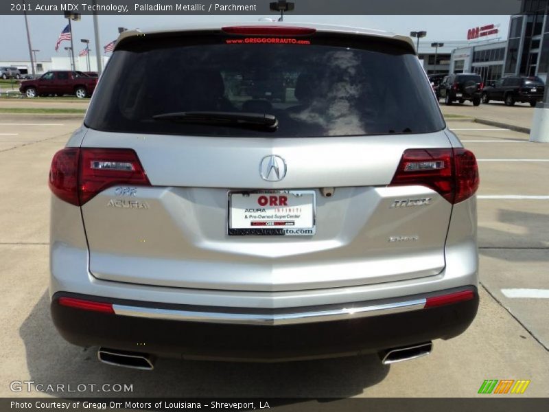 Palladium Metallic / Parchment 2011 Acura MDX Technology
