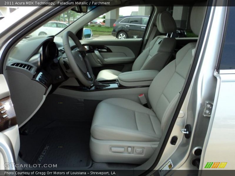 Palladium Metallic / Parchment 2011 Acura MDX Technology