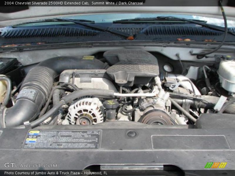 Summit White / Dark Charcoal 2004 Chevrolet Silverado 2500HD Extended Cab