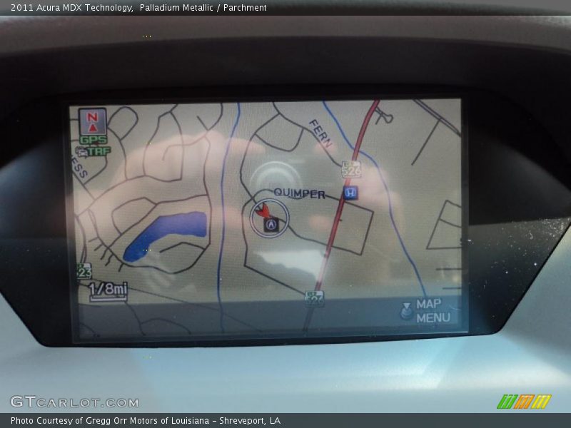 Navigation of 2011 MDX Technology