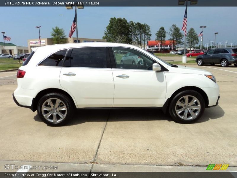  2011 MDX Advance Aspen White Pearl