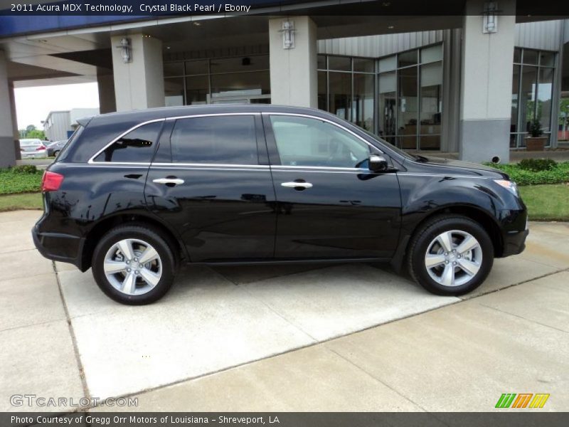 Crystal Black Pearl / Ebony 2011 Acura MDX Technology