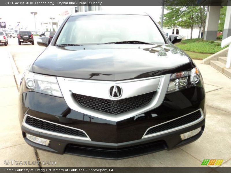 Crystal Black Pearl / Ebony 2011 Acura MDX Technology