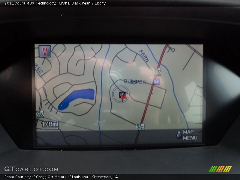 Navigation of 2011 MDX Technology
