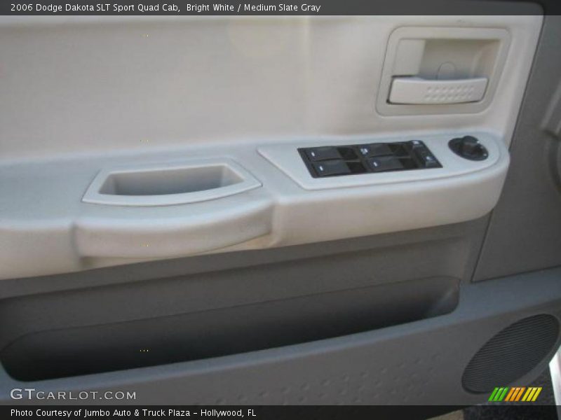 Bright White / Medium Slate Gray 2006 Dodge Dakota SLT Sport Quad Cab