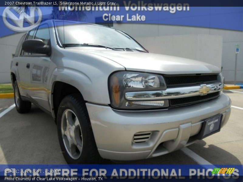 Silverstone Metallic / Light Gray 2007 Chevrolet TrailBlazer LS